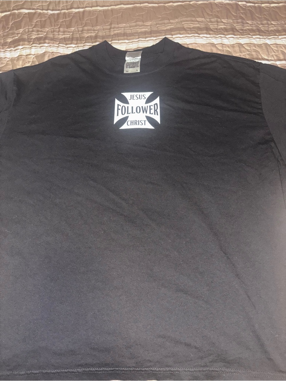 Christian Follower Graphic T-Shirt - Black